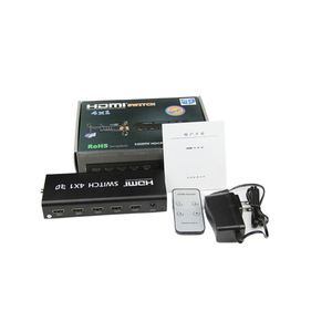 Gran oferta 4x1 para Switcher 1,4 3D HD Video 1080p Divisores de resolución con dos salidas de audio digital Convertidores de video y divisor