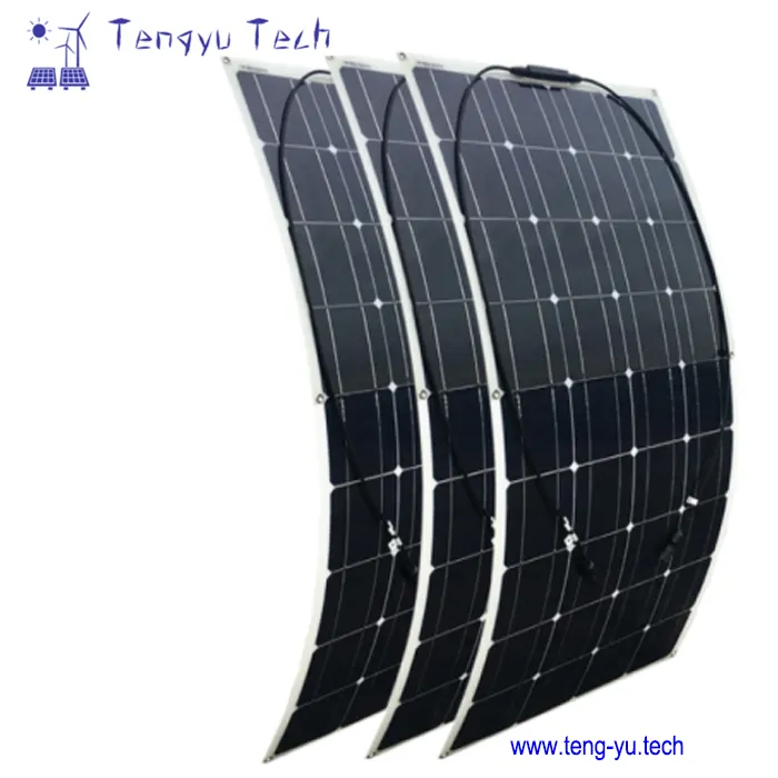 90W Monocrystalline Semi-Flexible Solar Panel etfe柔軟なソーラーパネル