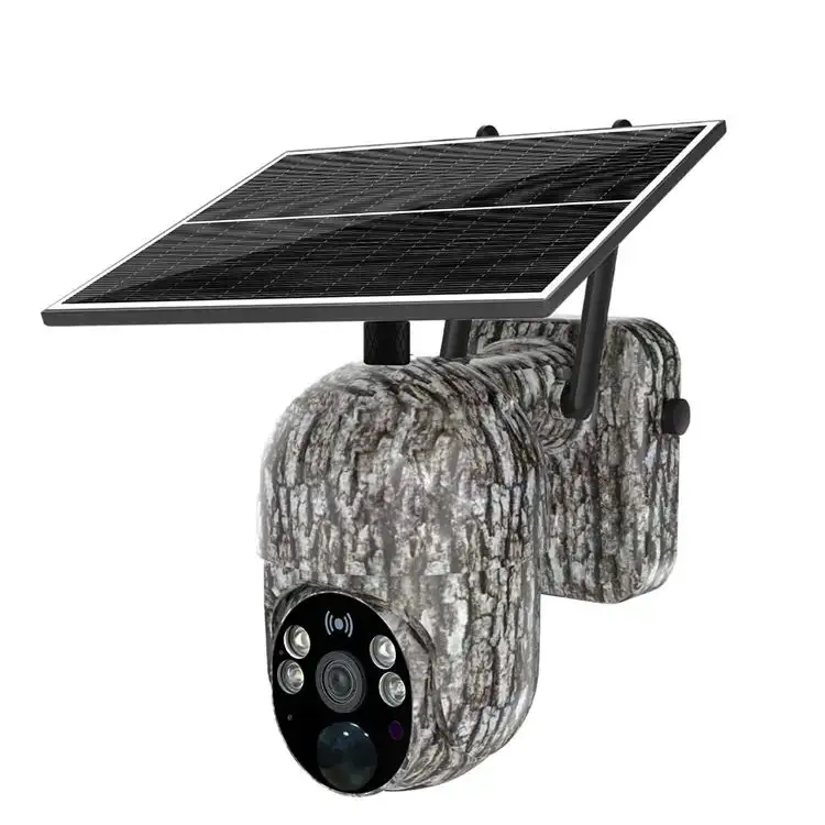 2MP 4MP Wireless Hunting Trail Camera Motion Detection Wildlife Camera PTZ Solar Hunting Camera