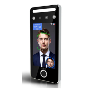 Riconoscimento dinamico del viso e delle impronte digitali controllo accessi codice QR lettore RFID riconoscimento facciale sistema biometrico di presenze - Product Image 2