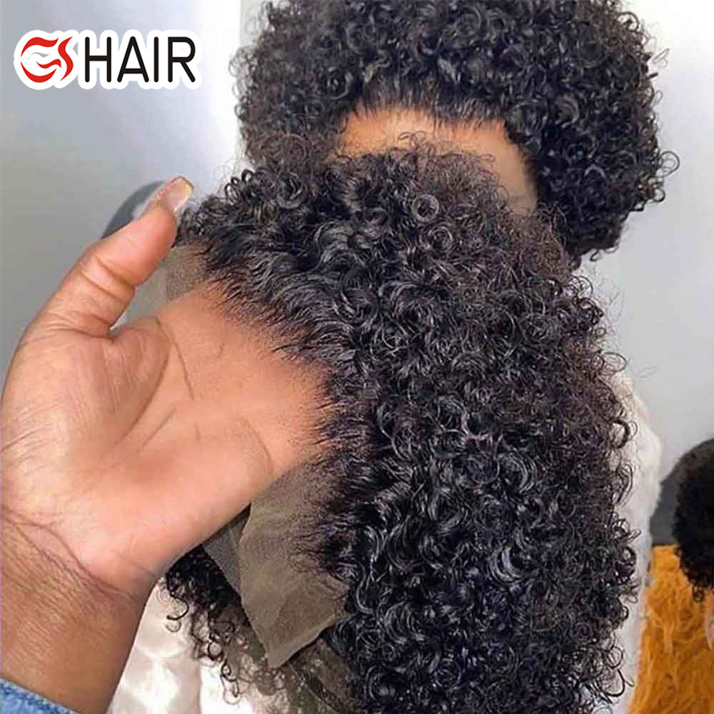 Perruque bouclée coupe pixie