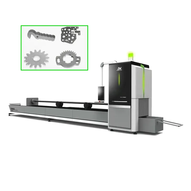 CNC máquina de corte por láser de tubo fabricante de tubo de metal de equipo de corte por láser