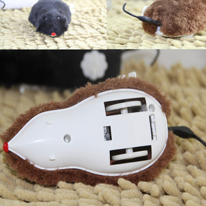 Funny Interactive Pet for Cat Toys Pet Dog for Cat Plush Funny Toy <strong>Mouse</strong> Animal Clockwork Spring Wind up <strong>Running</strong> <strong>Mouse</strong> - Product Image 4
