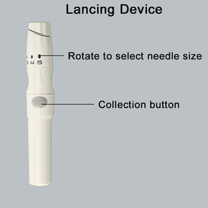 Dijital glikoz ölçer kan basıncı akıllı glikoz ölçer ev kullanılan kan şekeri test kiti - Product Image 4