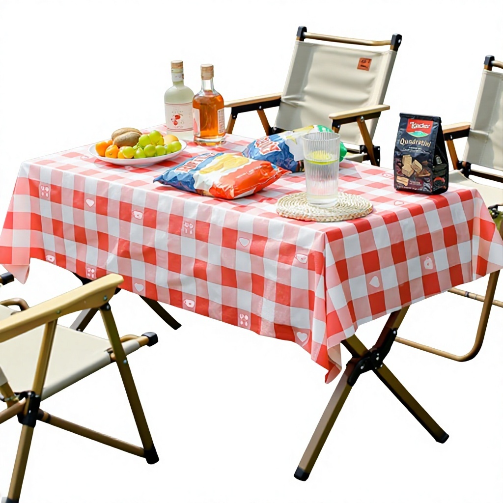 Cute red plaid 80*80cm-individually packaged