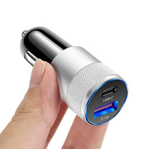 金属PD + <span class=keywords><strong>USB</strong></span> 3.1a车载充电器适配器打火机C型至<span class=keywords><strong>USB</strong></span>适配器价格快速车载充电器<span class=keywords><strong>USB</strong></span>端口C型