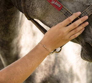 Thời trang phụ nữ mạ vàng ngựa cưỡi ngựa <span class=keywords><strong>snaffle</strong></span> <span class=keywords><strong>bit</strong></span> Vòng đeo tay ngựa người yêu Cưỡi Ngựa đồ trang sức quà tặng horebit Vòng đeo tay - Product Image 4