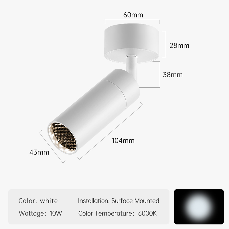 6000K-10W-WHITE-SUFACE