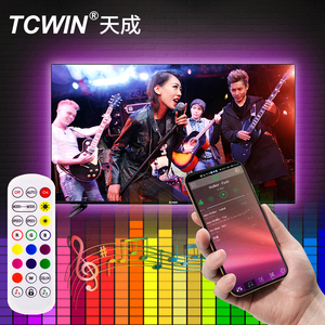 Tcwin 3メートルLEDストリップクリスマスライトSMD 5050 RGBライトAPP制御付き装飾付きプロ最大アプリコントロール - Product Image 6