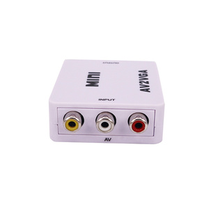 Mini 1080P RCA CVBS AV to VGA Adapter AV2VGA Video Converter With USB Power Supply Cable for <strong>Computer</strong> <strong>TV</strong> Projector Display - Product Image 3