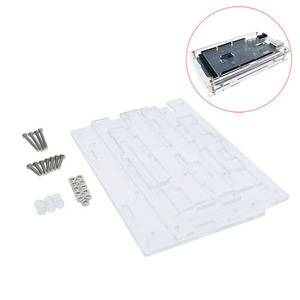 Astuta elettronica trasparente acrilico Mega2560 custodia compatibile con Arduino Mega 2560 R3 per le schede di istruzione & Maker