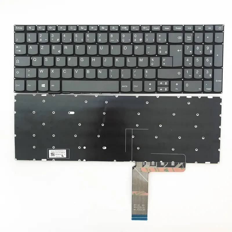 Teclado original para lenovo ideapad 320-15 320-15ast 320-15ikb layout fr, teclado portátil preto