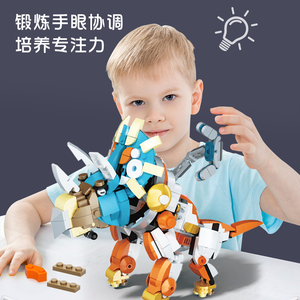 Dinosaur Astronaut Series High Detail Restoration Science Fiction Mechanical Modeling Tyrannosaurus <strong>Commander</strong> <strong>Building</strong> <strong>Blocks</strong> - Product Image 6