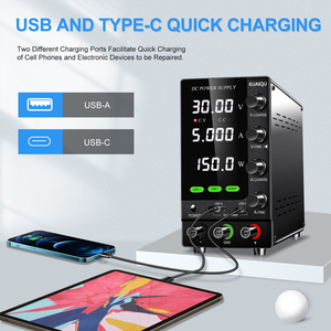 快曲SPPS-C305S可调直流电源30V 5A USB/Type-C源快速充电通用电池充电12V 24V OCP/OVP - Product Image 2