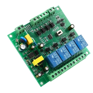 AC 220V Modbus RTU Módulo de relé de 4 canales Interruptor RS485/TTL Interfaz UART Salida de entrada de cuatro vías Señal de optoacoplador de DC3.3-24V - Product Image 1