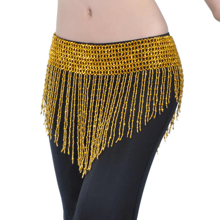BestDance Belly Dance Costume Tribal  Hip Scarf Belt Beads Belt Skirt OEM