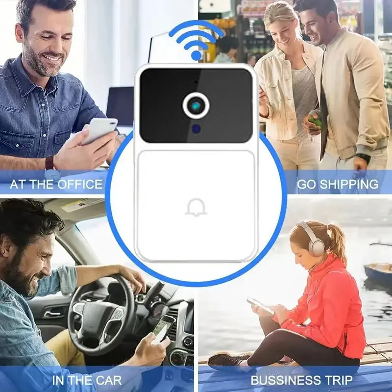 Fabrik Hochwertige Smart Wireless Video Telefon Türklingel Gegensprechanlage Mini Wifi Ring Türklingel Kamera Wifi Video Türklingel