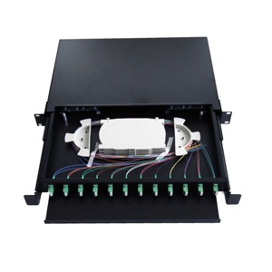 24core 48core 72core 96core 144core ODF Rack scorrevole per esterni Patch Panel in fibra ottica 1U 2U telaio di distribuzione ottica - Product Image 1