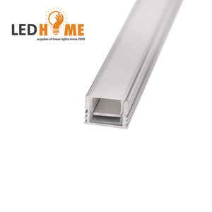Alüminyum ekstrüzyon profili için U şekli LED şerit profil PC kapak Bar ışıkları profil gömme - Product Image 1