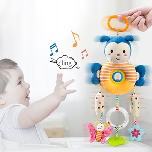 Giá tốt nhất teethers âm thanh giấy Crib <span class=keywords><strong>Shaker</strong></span> chơi phòng tập thể dục sang trọng Thú nhồi bông bé Rattle - Product Image 6