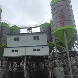 Üst hizmet kuru karıştırma hazır karışık beton batching ekipmanları 90 t/h HZS90 90m3 beton harmanlama santrali küresel sıcak satıcı