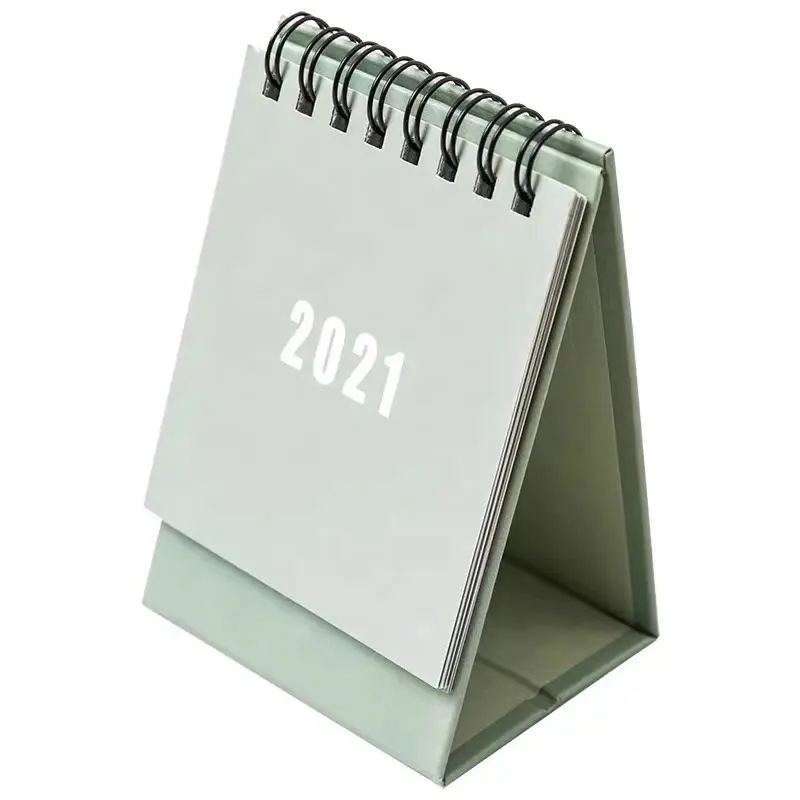 Piccolo editore vendita calda 2023 annuale mensile scrivania Pad calendario pianificatore da tavolo stampa del calendario