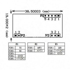 UART 125Khz EM4100RFIDカードキーIDリーダーモジュールRDM6300 - Product Image 6
