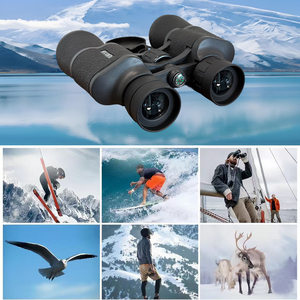 Ống nhòm mạnh mẽ 20x50 Ống nhòm gấp cầm tay nhỏ gọn cho người lớn quang học HD Thiết bị cắm trại ngoài trời Kính thiên văn - Product Image 2