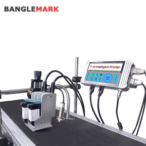 1 bis 4 Druck köpfe Online-Tintenstrahl-Codier maschine Automatischer Batch-Codierer Tinten strahl drucker Verfalls datum Flaschen karton - Product Image 6