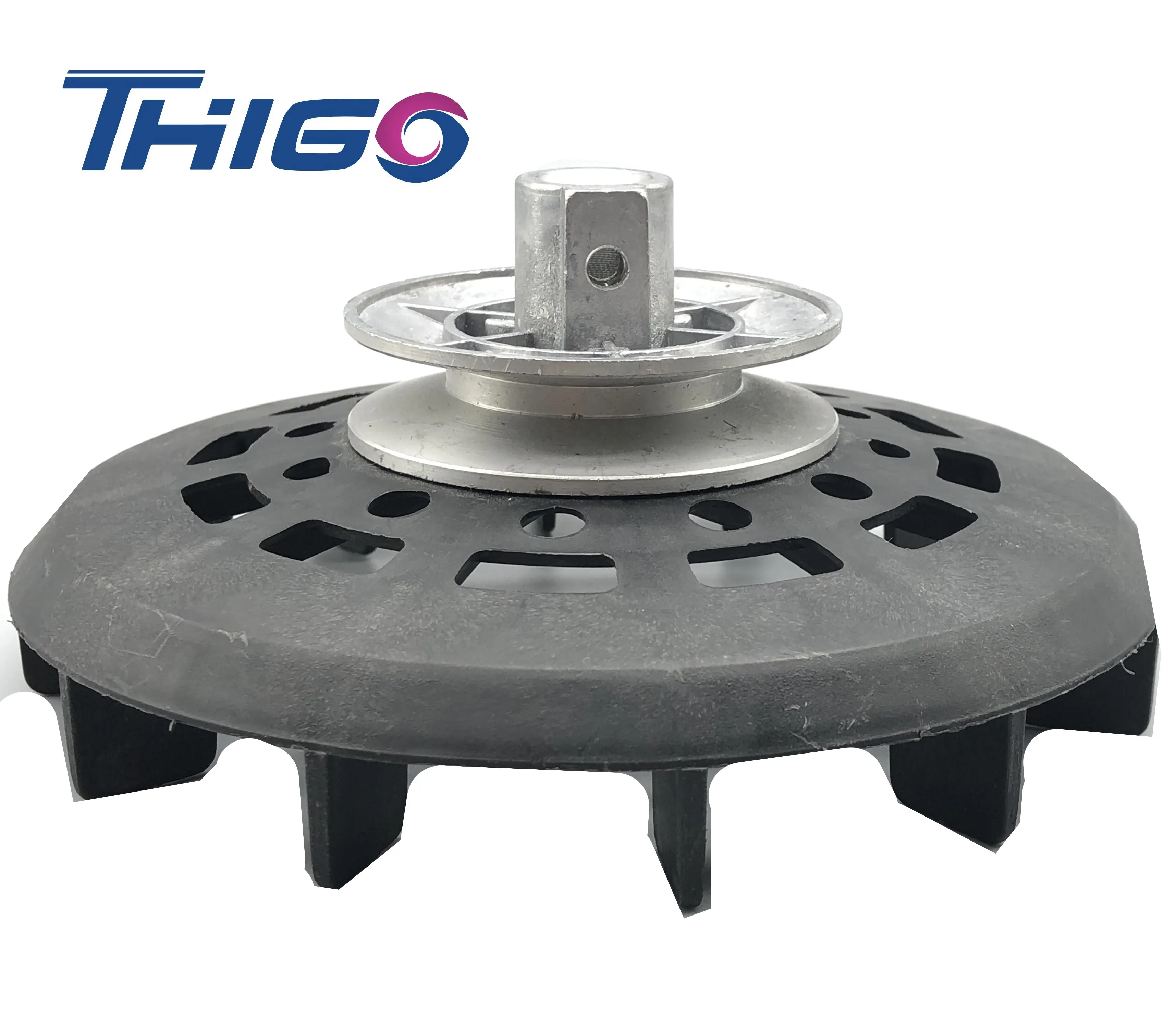 Thigo Hot Sale OEM Grey Shaft Coupling for Washing Machine Low Price Flange Shaft Parts Belt Pulley Semi finished Spare parts