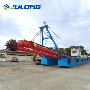 Draga de succión con cortador de oro flotante con bomba de motor de caja de cambios y equipo de dragado de arena de motor a la venta - Product Image 2