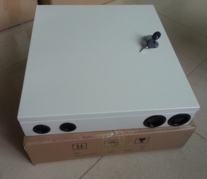 Dust-proof Water-proof 24 port <strong>FC</strong> adapter Outdoor Wall Mount Fiber Optic <strong>Enclosure</strong> one side splicing