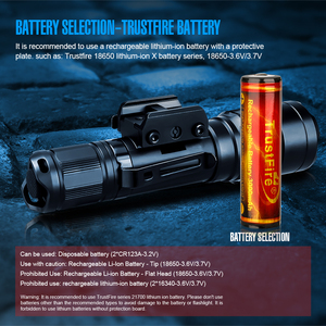 <span class=keywords><strong>Fleshlight</strong></span> Grosir Trustfire R8 1800Lm Lentera Taktis Senter Led dengan Berdiri Remote Control Berburu Senter & Obor - Product Image 4