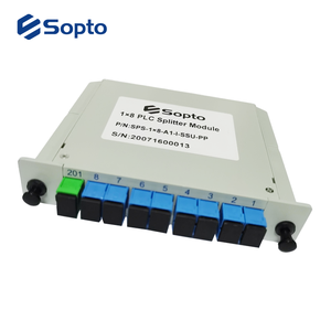 FTTX Fiber Optic <strong>Splitter</strong> Plugin <strong>1</strong>*<strong>8</strong> <strong>Input</strong>/<strong>Output</strong> SC/UPC 1M Length 1x8 Fiber Optic PLC <strong>Splitter</strong> Box - Product Image 3