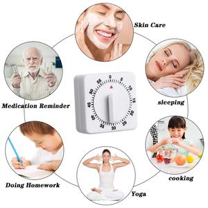 XLR 60-minütiger visueller Countdown-Timer Quadratischer mechanischer Küchen timer mit lautem Alarm-Lernmanagement-Timer zum Kochen - Product Image 5