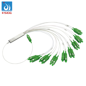 HSGQ Ftth Fttx <strong>Network</strong> SC/APC Mini Type 1x16 Fiber Optical PLC Splitter with High Quality Chip - Product Image 2