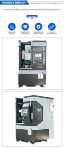 Máquina de torno vertical Torneado Fresado Roscado Funciones de perforación torno vertical VTC50 Máquina de torno CNC con herramientas en vivo - Product Image 5