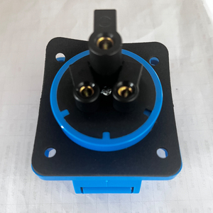 <strong>16A</strong> <strong>3P</strong> Industrial Socket, AC 220V-250V 50/60Hz, 2P+E Waterproof IP44 CEE/IEC Female Panel Mounted Angle Socket - Product Image 4