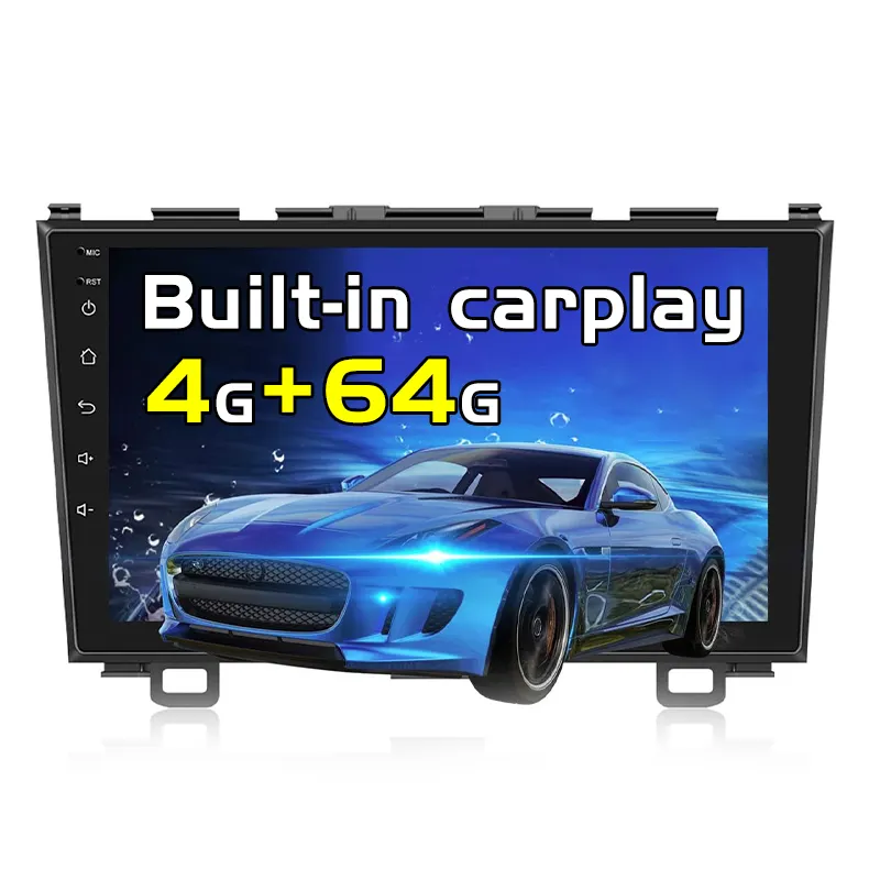 Lettore dvd 9 pollici 4GB + 64G ROTISS 8 core universale android autoradio DSP video player Wireless Carplay universale lettore DVD auto