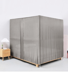 EMF Shielding Anti-Electromagnetic Wave Bed Canopy <strong>Square</strong> Anti Radiation Mosquito <strong>Net</strong> with Silver Fiber Protection - Product Image 2