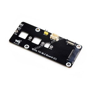 Scheda adattatore da PCIe a M.2 (C) per Raspberry Pi 5, supporta il protocollo NVMe M.2 unità a stato solido, lettura/scrittura ad alta velocità - Product Image 1