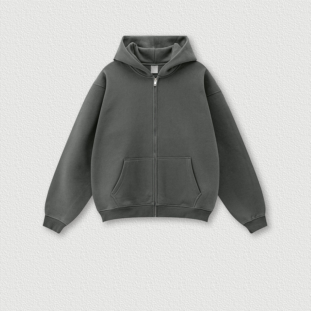Sweat à capuche gris foncé