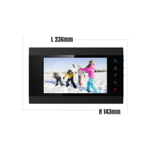 2/4 Wire 2-Way Audio and 7'' <strong>Intercom</strong> Support <strong>Motion</strong> <strong>Detection</strong> With Alarm Video Door Phone <strong>System</strong> for Villa - Product Image 3
