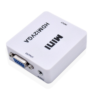 Convertidor HDM1 a VGA HD VGA Convert 1080p Audio y video HDM1 Adaptador 1960*1080p AV a HDM1 Adaptador