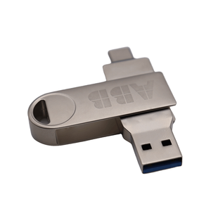 Fabrika özel Logo 512MB USB Flash sürücü ile tip-c 2-in-1 döner kalem ve Memory Stick 128GB 64GB 32GB 16GB 8GB 4GB - Product Image 4
