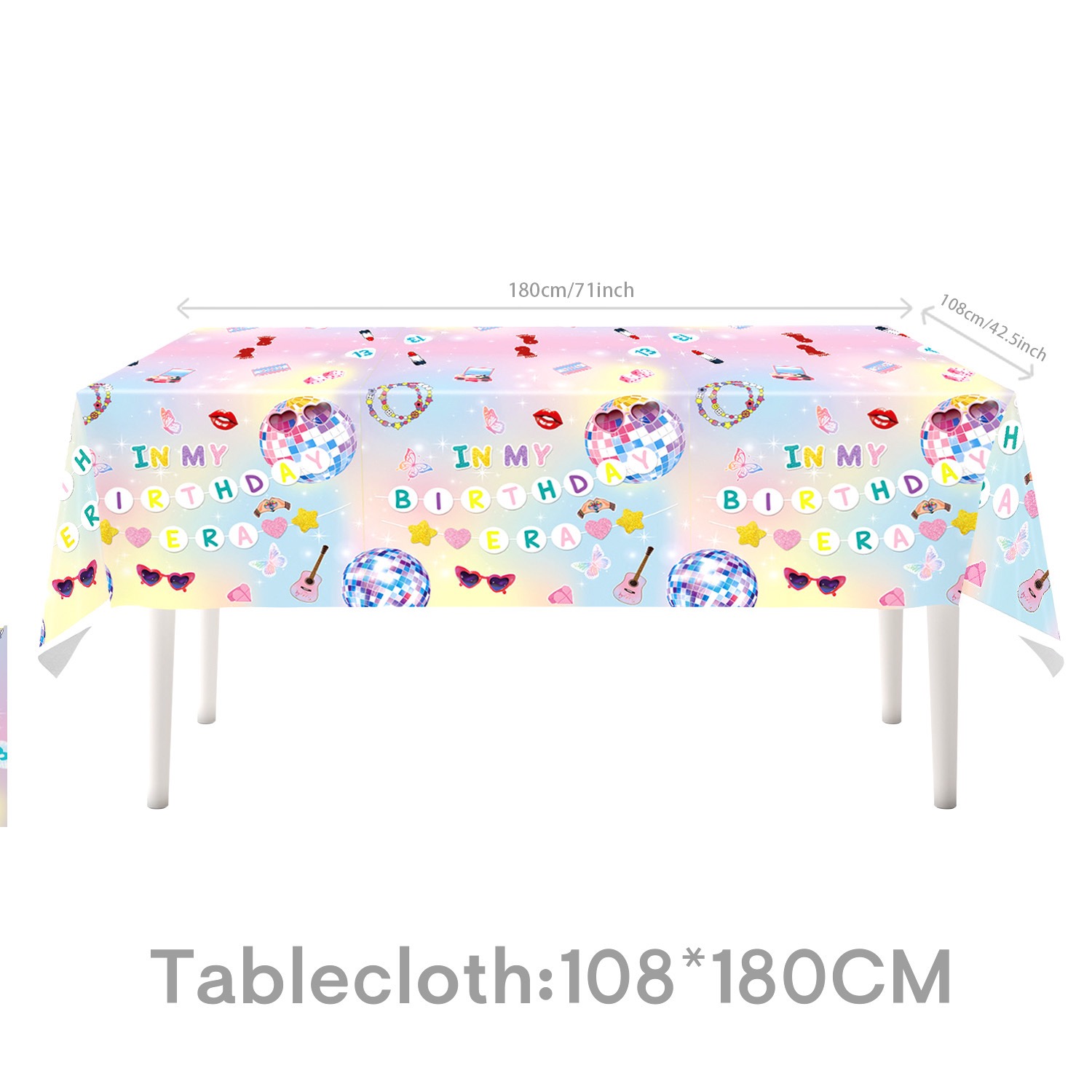 nappe en plastique 108*180cm