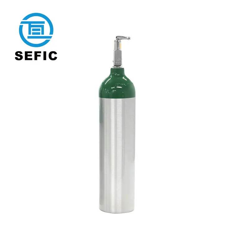 Schlussverkauf Dot3al Md Größe 14,5 Zoll Sauerstoffgas für Außenbereich Notfallrettung Medizinischer Sauerstoff 2015 Psi-Aluminiumzylinder mit CGA870-Ventil