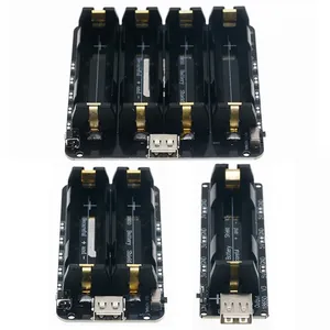 Zwei-Spannung 18650 Lithium-Akku-Schild V8 mobiles Energie-Erweiterungsbrett-Modul 5V/3A 3V/1A Micro-USB für Arduino ESP32 ESP8266