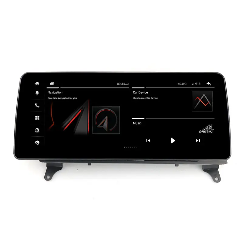 Pemutar multimedia mobil Android, 12.3 inci 2011-2013 tahun untuk BMW X5 X6 CIC sistem GPS navigasi Auto Stereo kontrol suara