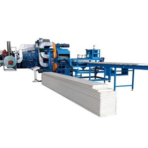 New Automatically 500mm Width Finger Protect <strong>Polyurethane</strong> Foam Sandwich Sectional Garage Door <strong>Panel</strong> <strong>Machine</strong> Production Line